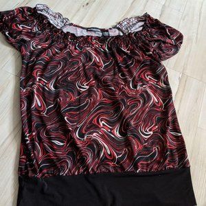 Sixteen Stretch Women’s Top Shirt  Blouse Short Sl